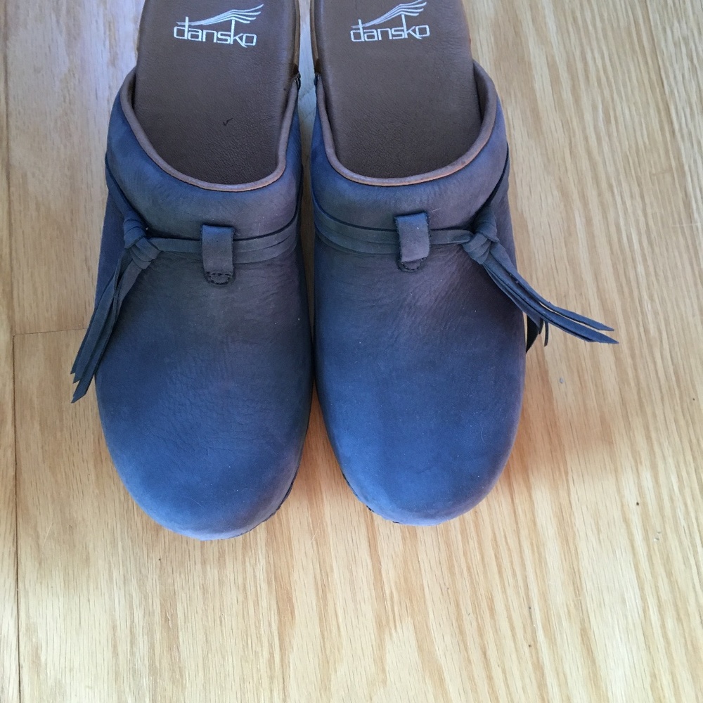 Dansko nubuck clogs